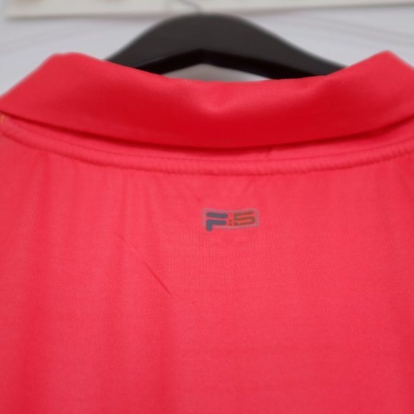 COPY - The Fila Orange Diamond Halftone Vector Golf Polo Jersey UPF 2 for $25 - Picture 3 of 10